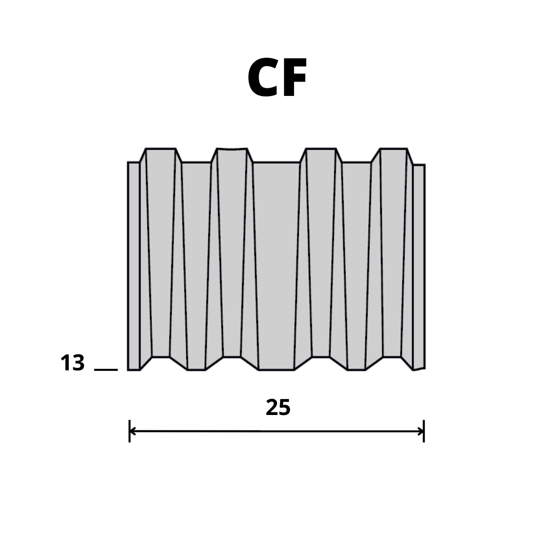 OMER CF/13 - Banguotos vinys (13 mm) 1750 vnt