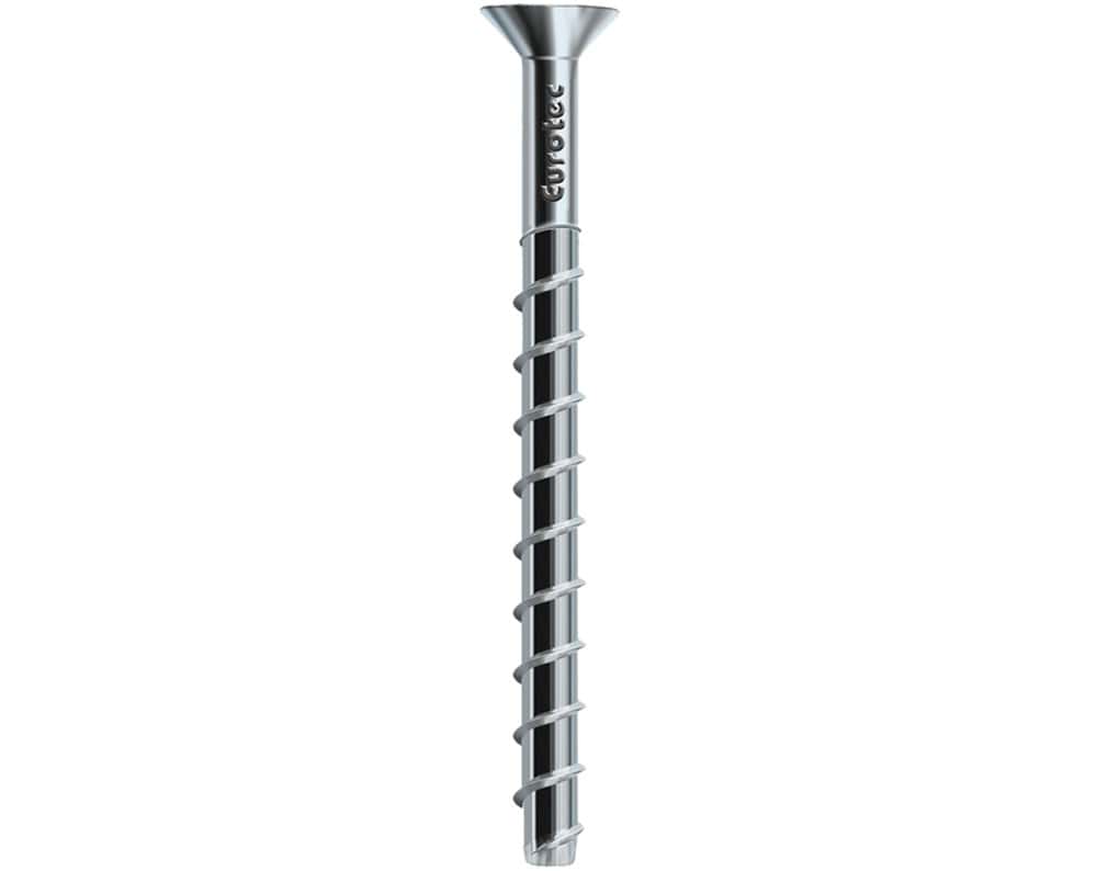 Eurotec - Betonsraigtis įleidžiama galva / TX40 (7.5 x 80 mm) (100 vnt)