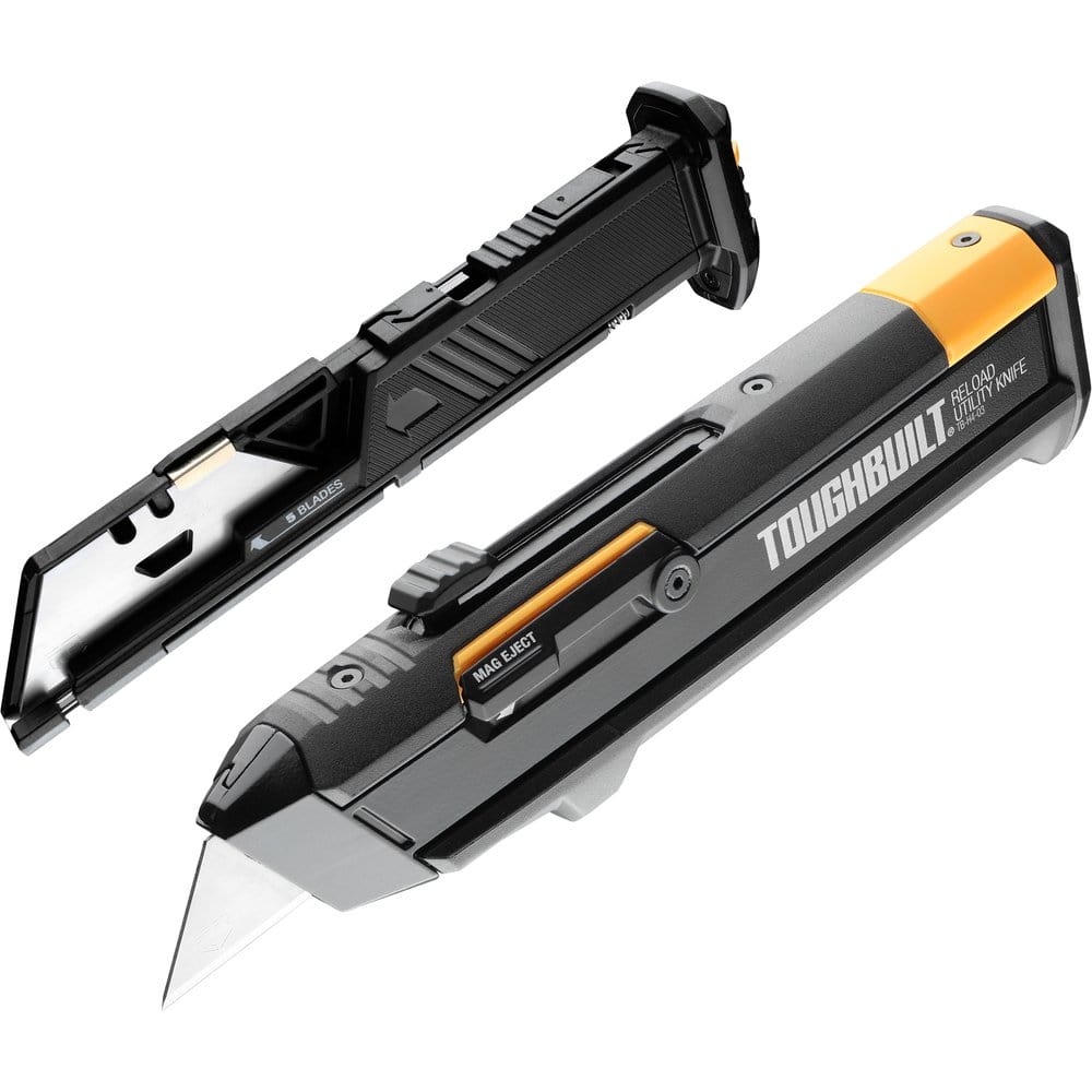 ToughBuilt - Statybinis peilis (1 peilis + 2 geležčių rinkiniai)