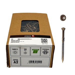Decking wood screw 4.5 × 60 SK A2