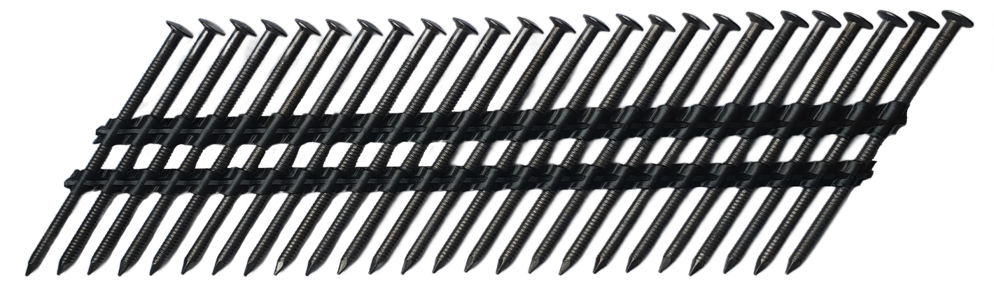 A2 Stainless Steel Black Oxide Nails (2.9/3.3 x 65 mm; 34°; 1000 pcs.; A2)