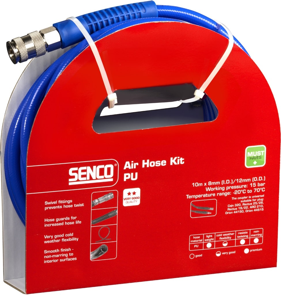 SENCO 4000660 - Oro žarna su jungtimis PU (8/12 mm) (10 m)
