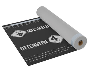 4PRO-135SK2 - Difuzinė plėvelė su 2 lipniomis juostomis 135 g/m² (1.5 x 50 m) (75m2)