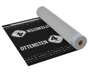 4PRO-190SK2 - Difuzinė plėvelė su 2 lipniomis juostomis 190 g/m² (1.5 x 50 m) (75m2)