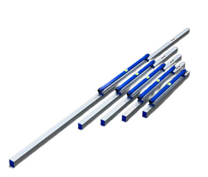 AMF Tools aliumininė betono taisyklė su integruotu gulsčiuku (50 x 40 mm)
