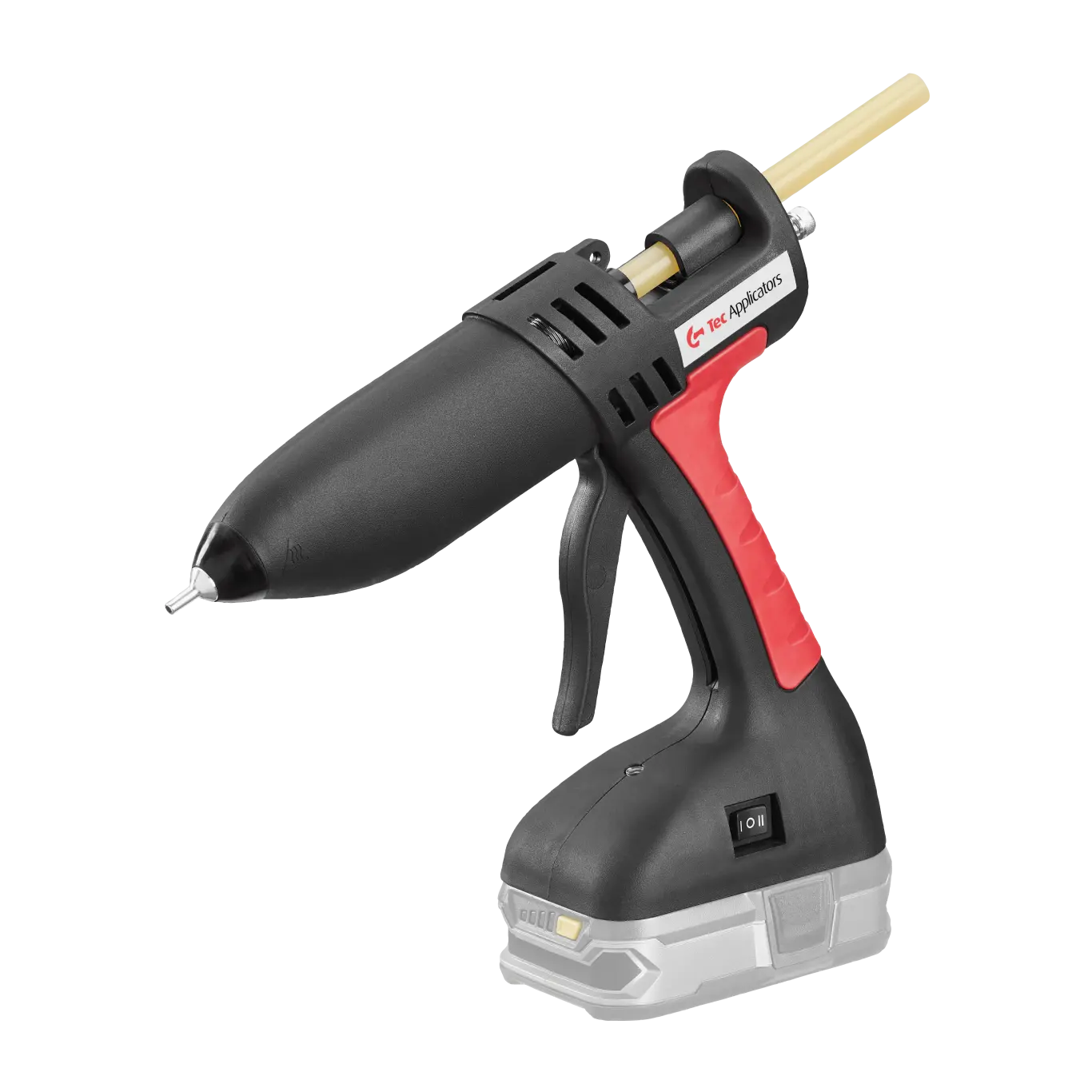 Power Adhesives TEC 808-12 - Cordless Glue Applicator (12 mm) (withou battery)+ Badaptor