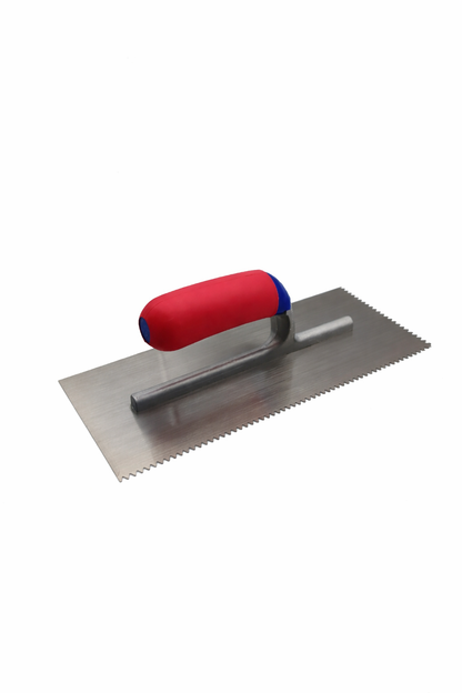 High carbon steel trowel with tooth (278-281 x 114 mm)