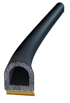 Trelleborg - Sandarinimo juosta D formos (12 x 10 mm) (50 m)