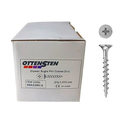 4PRO - Cinkuoti sraigtai, gipsas/medis, PH (3.9 x 32-42 mm)