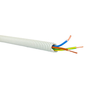 Egant - Gofra 750N 16mm + kabelis 3x1.5, PVC (minkštas) 100m
