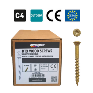 Ottensten - KTX medsraigčiai įleidžiama galva, TTX20 (4.5 x 42-56 mm) C4