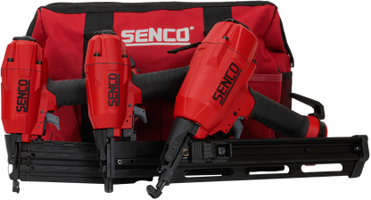 SENCO - 3 pneumatinių apdailos įrankių komplektas (FinishPro18BL, FinishPro35BL, SLS18BL)
