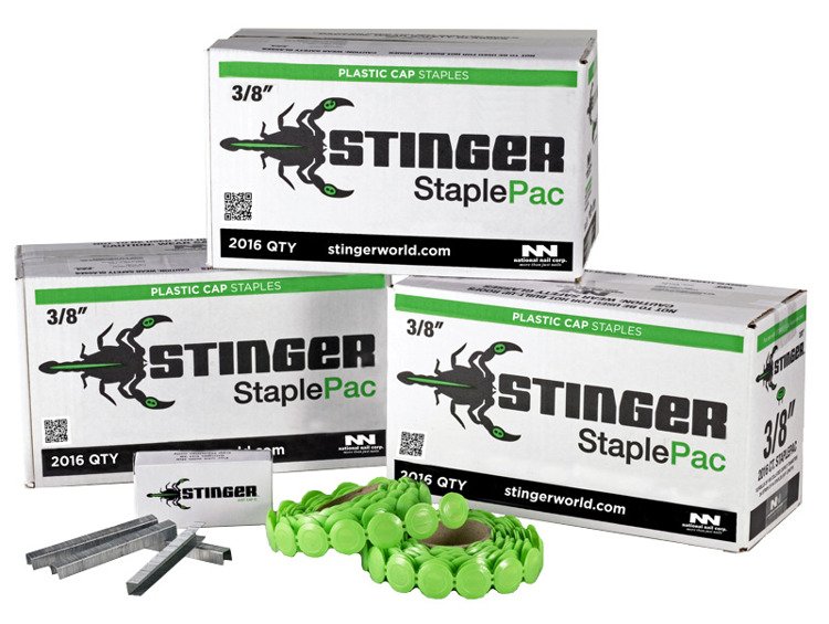 STINGER ZPO2510G Kabės + kepurėlės CH įrankiams (25/10 mm)