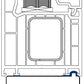 MTF W A - Langų popalanginiai, cokoliniai pakelimo profiliai (67 x 30 x 1200 mm)