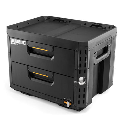 TOUGHBUILT StackTech - 2 stalčių rakinama dėžė