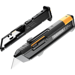 ToughBuilt - Statybinis peilis (1 peilis + 2 geležčių rinkiniai)