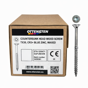 4PRO - Medsraigčiai įleidžiama galva, cinkuoti (6.0 x 60-200 mm) (100 vnt)