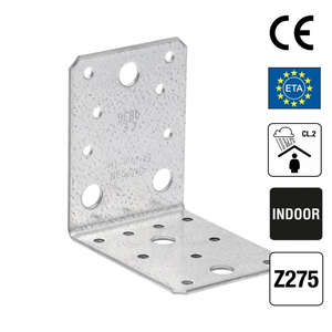 CE sertifikuotas kampinis laikiklis (AB70 – 70 mm; AB90 – 88 mm; AB105 – 103 mm)
