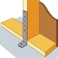 AH29050/2 Simpson Strong-Tie - Tvirtinimo kampas (292 x 52 x 40 mm) (2 mm)