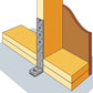 AH29050/2 Simpson Strong-Tie - Tvirtinimo kampas (292 x 52 x 40 mm) (2 mm)