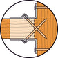 CNA4.0X40 - Rievėtos vinys (4.4 x 40 mm) (250 vnt)