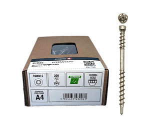 Medsraigčiai paslėptam tvirtinimui A4, TX15 (4.2 × 48 mm) (200 vnt)