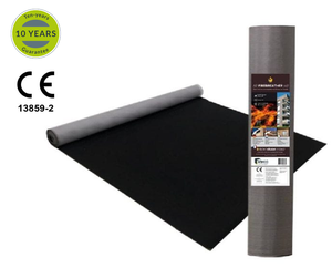 WINCO Firebreather black A2 W2 - Kvėpuojanti, nedegi membrana, juoda (1.5m x 50m; 75m2)