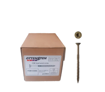 4PRO - Medsraigčiai įleidžiama galva (6.0 x 90-180 mm) (100 vnt) C4