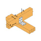 AB90 Simpson Strong-Tie - Tvirtinimo kampas (88 x 88 x 65 mm) (2.5 mm)