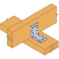 ABR7015Z Simpson Strong-Tie - Sustiprintas tvirtinimo kampas (70 x 70 x 55 mm) (1.5 mm)