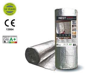 WINCO Intech - Nedegi, šilumą atspindinti membrana, oro ir garų kontrolei (1m x 25m; 25m2)