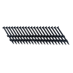 Beck SCRAIL - Išsukamos vinys juostose 34°, juodai oksiduotos (2.8/3.2 x 50 mm) (1000 vnt.) A2