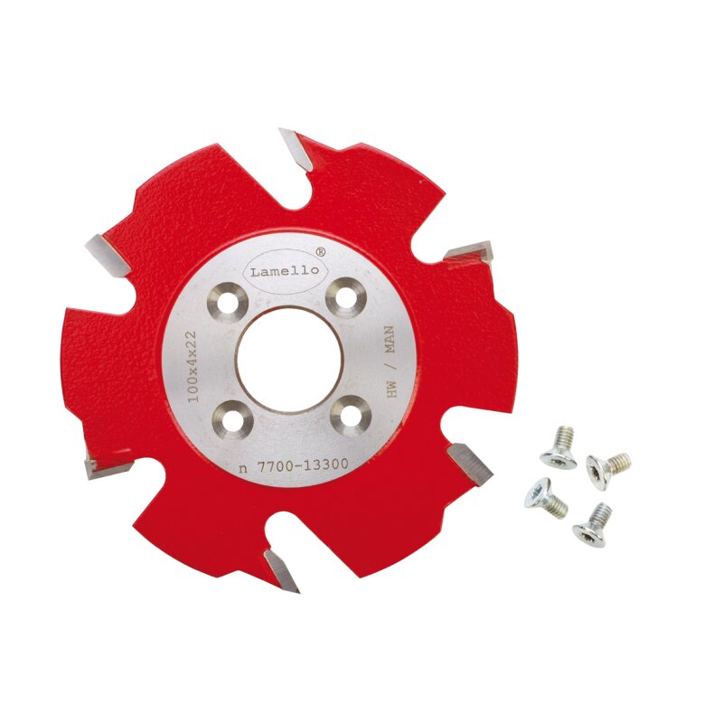 Lamello - HW Z2+V4 griovelių freza (100 x 4 x 22 mm)