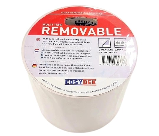 EASYDEK Multi tape Removable - Lipni juosta dažymui (100mm x 33m)