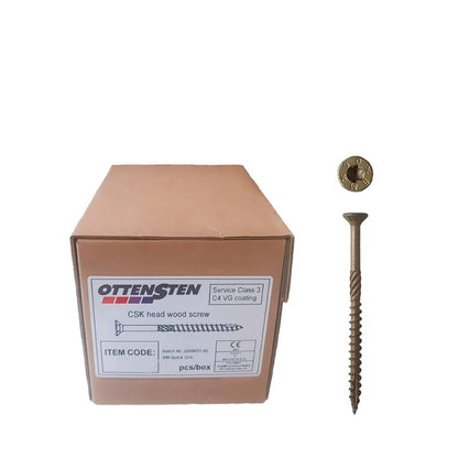 4PRO - Medsraigčiai įleidžiama galva (5.0 x 70-100 mm) (250 vnt) C4