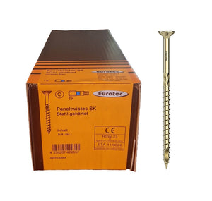 Eurotec Paneltwistec - Medsraigčiai įleidžiama galva, cinkuoti (3.5 x 30-50 mm)