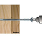 Eurotec Justitec - Distanciniai medsraigčiai įleidžiama galva, cinkuoti (6 x 70-160 mm)
