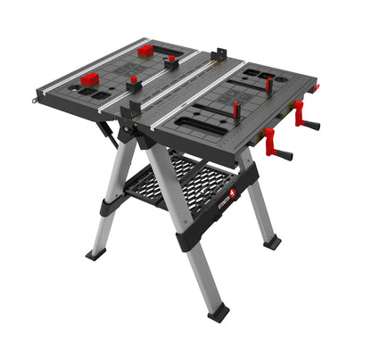 4PRO 2-in-1 Folding Workbench and Sawhorse, 150/350 kg