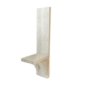 Stiklo pluošto kampas langų montavimui, išnešimas 80mm (10 x 50 x 230 mm)