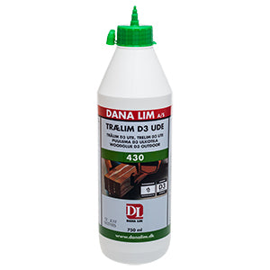 DANA LIM Traelim D3 Ude 430 - Klijai medienai (750 ml)