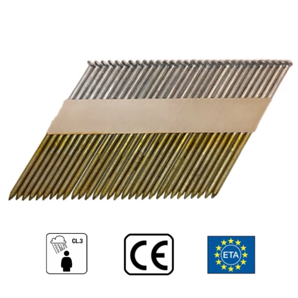 Vinys juostose 34°, lygios, be padengimo (3.1mm x 90mm) (3000 vnt.) (1)