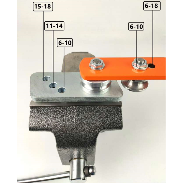 4PROGDR - Universalus vamzdelių lenkimo įrankis (6 - 18 mm) (5)