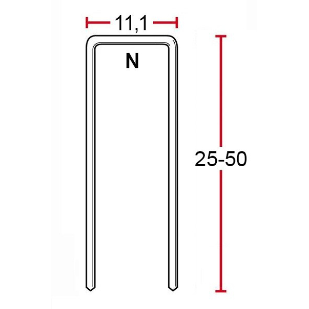 4PRO1450 - Sąsagų kalimo įrankis (25 - 50 mm) (16 ga) (2)