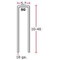 4PRO9040 - Sąsagų kalimo įrankis (10 - 40 mm) (18 ga) (5)