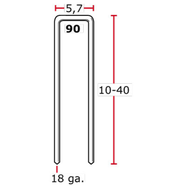 4PRO9040 - Sąsagų kalimo įrankis (10 - 40 mm) (18 ga) (5)