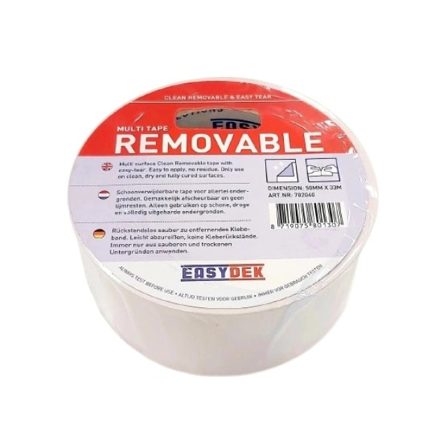 EASYDEK Multi tape Removable - Lipni juosta dažymui (50mm x 33m) (1)
