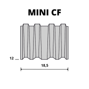 OMER MINI CF/12 - Banguotos vinys (12 mm) 2375 vnt