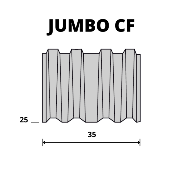 OMER JUMBO CF/25 - Banguotos vinys (25 mm) 1250 vnt (1)