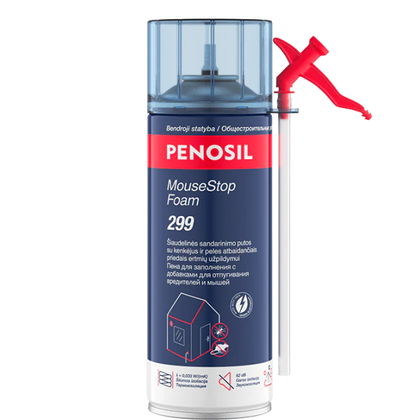 PENOSIL 299 – Peles atbaidančios sandarinimo putos, šviesiai geltonos (365 ml) (1)