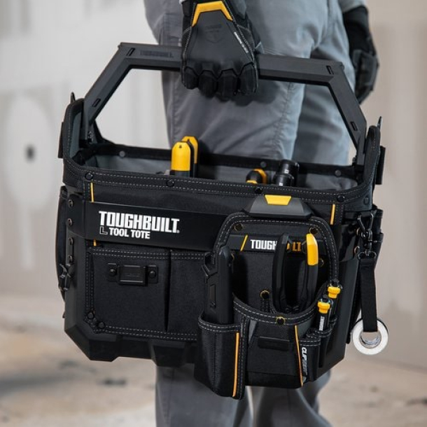 ToughBuilt Tool Tote - Atviras įrankių krepšys (L dydis, 40cm) (3)